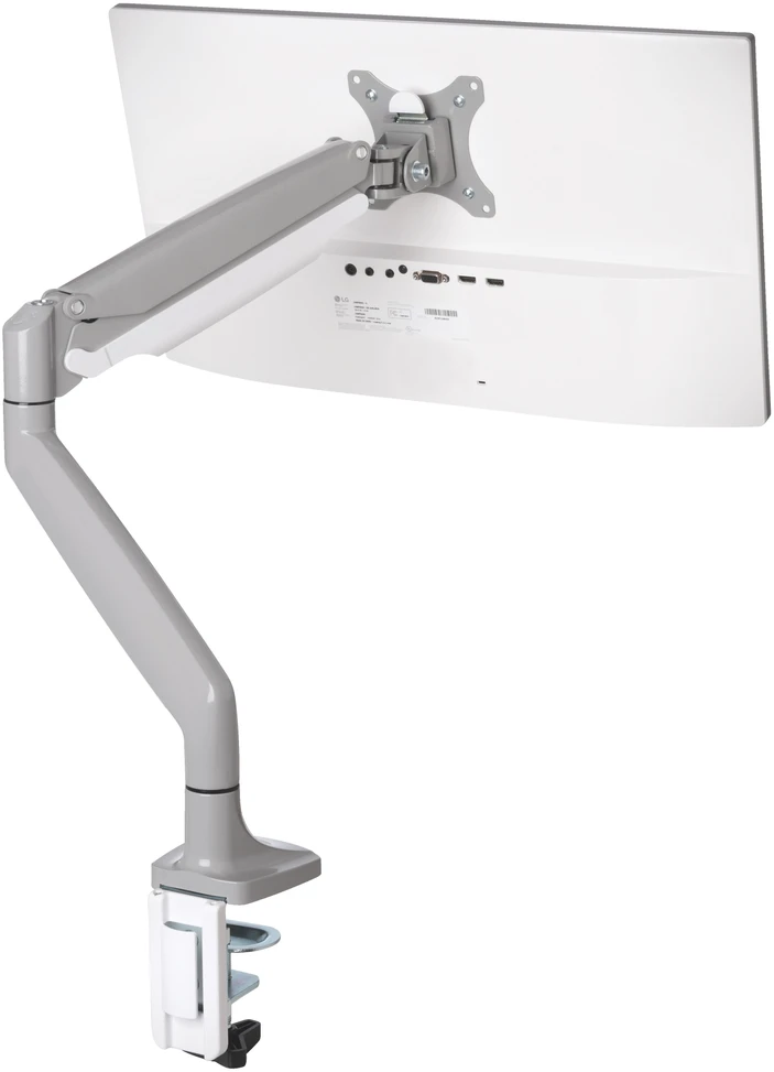 Leitz Kensington K55470EU stalinis plokščiųjų ekranų laikiklis 81,3 cm (32") Gnybtas / varžtai Pilka, Sidabras