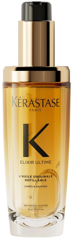 Kerastase Eliksyras Ultime L'Huile Original daugiafunkcis aliejus visų tipų plaukams, 75 ml