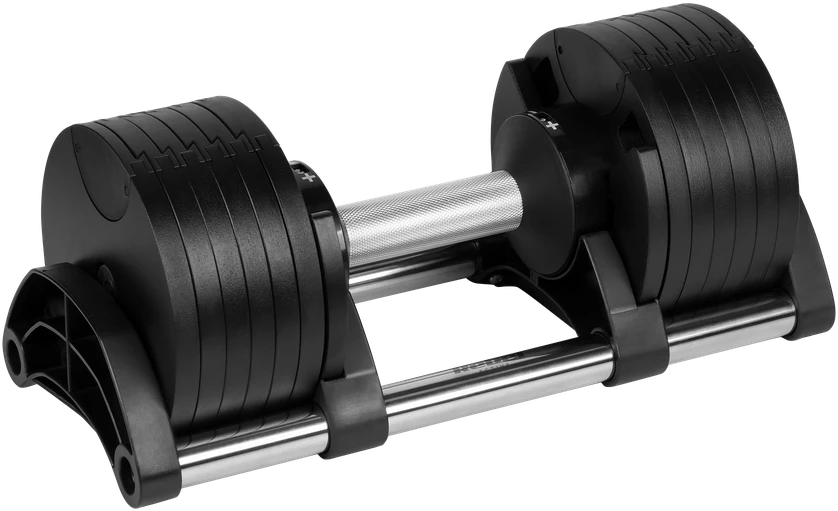 Ketaus reguliuojamo svorio automatinis hantelis, 24 kg, 2kg žingsniai, REBEL ACTIVE