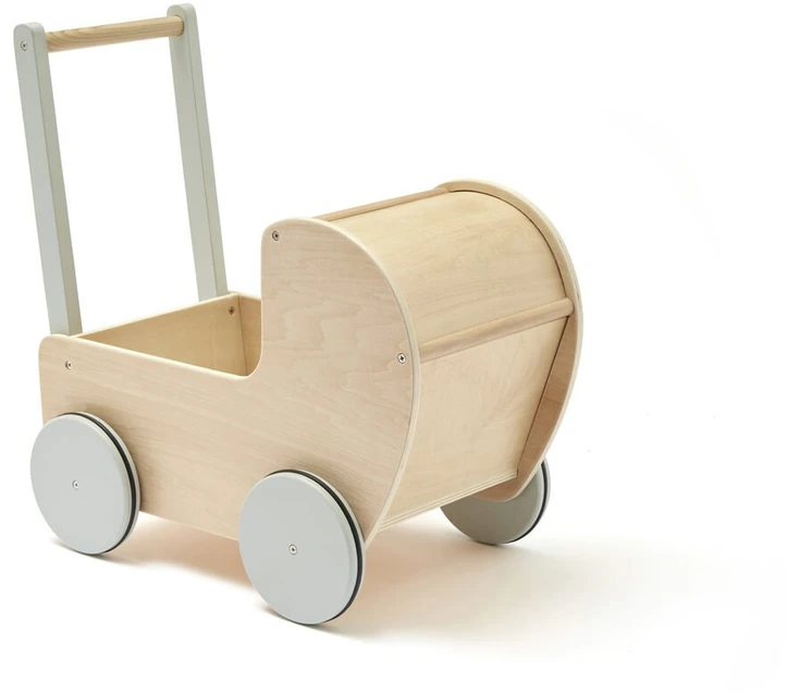 „Kids Concept“ – lėlių vežimėlis, natūralus (1000558)
