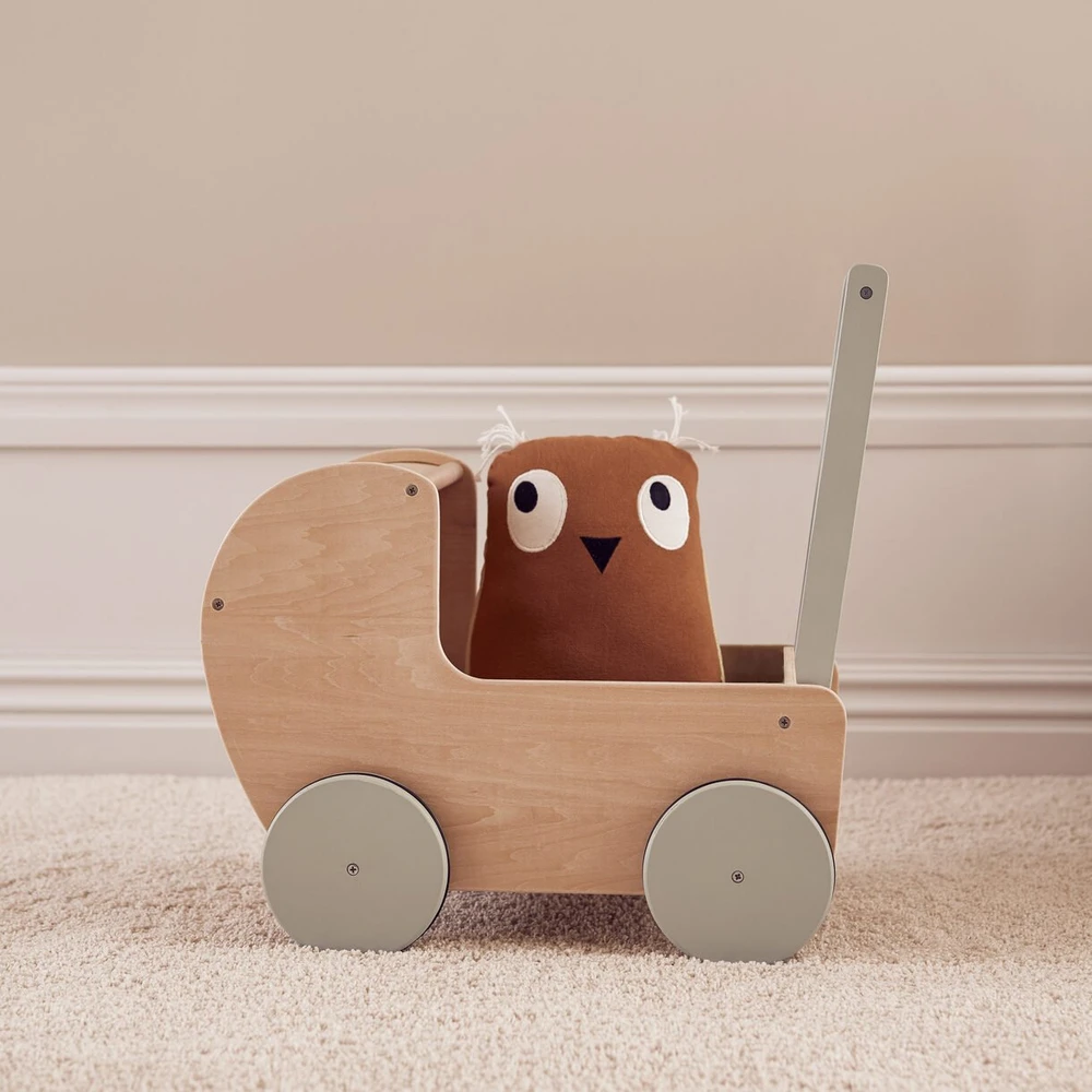 „Kids Concept“ – lėlių vežimėlis, natūralus (1000558)