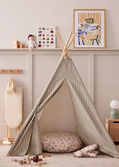 „Kids Concept“ – Tipi palapinė su juostele (1000937)