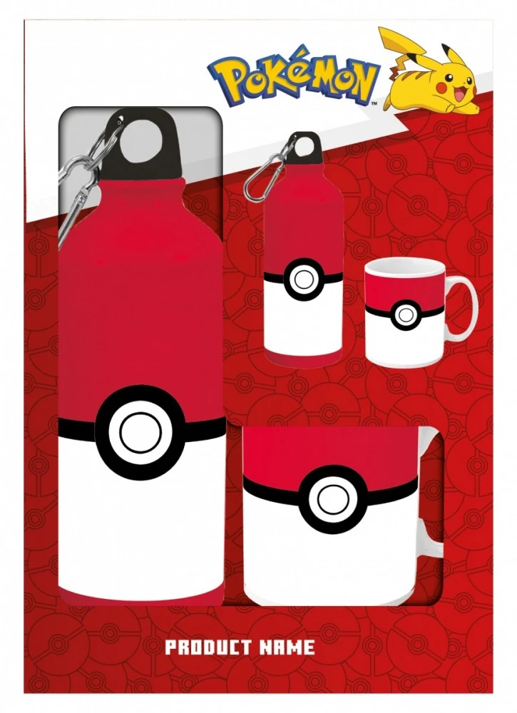 Kids Licensing Puodelis ir vandens butelis Pokemon KiDS licencija