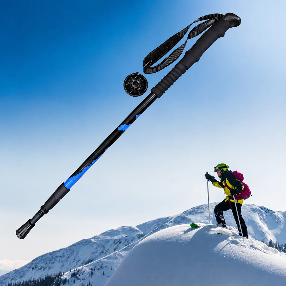 Kij Reguliuojama šiaurietiško ėjimo lazda 65–135 cm