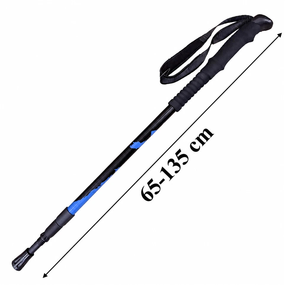 Kij Reguliuojama šiaurietiško ėjimo lazda 65–135 cm