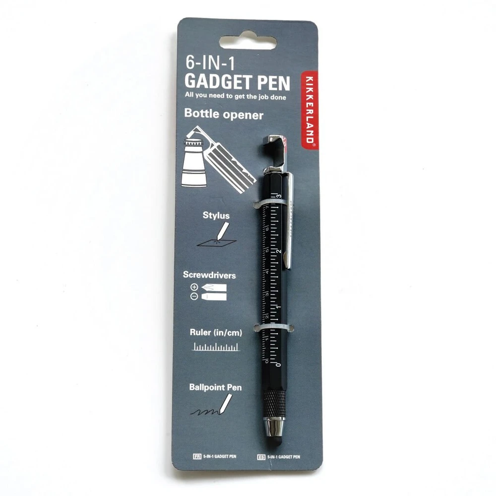„Kikkerland“ – „7-in-1 Gadget Pen“ (4435-A) Asorti