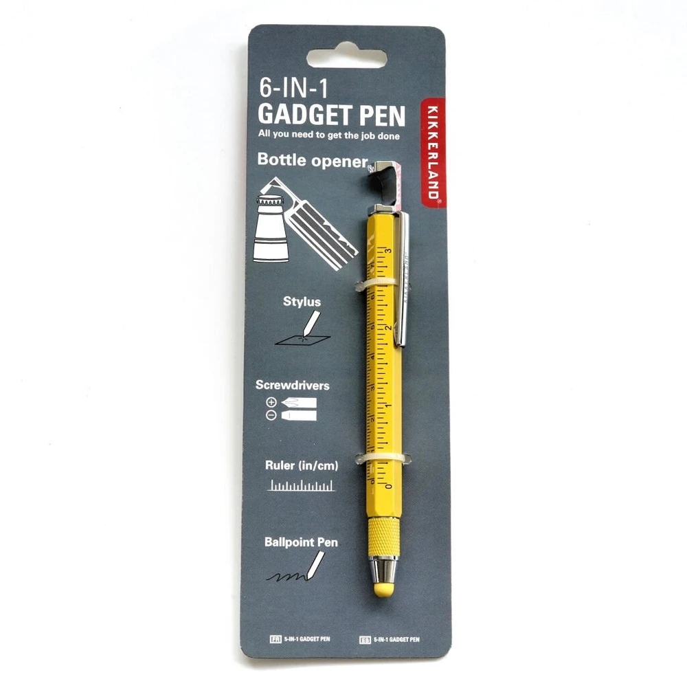 „Kikkerland“ – „7-in-1 Gadget Pen“ (4435-A) Asorti