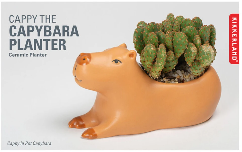 Kikkerland – Cappy the Capybara Planter – didelis