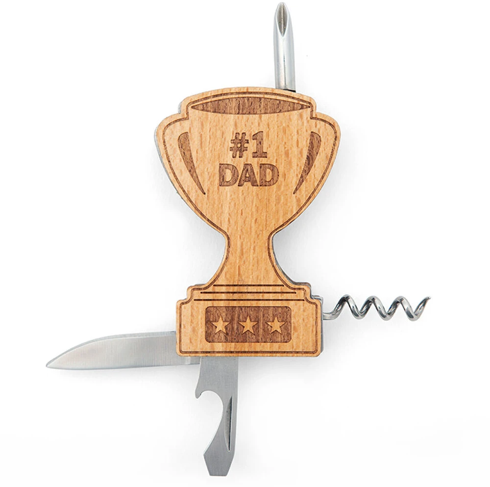 Kikkerland - Dad Trophy daugiafunkcis įrankis - 2 x 2,75 x 0,5 colio