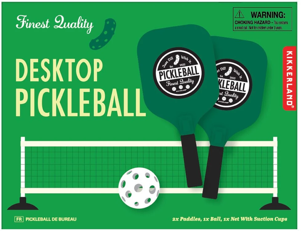 „Kikkerland“ – darbalaukis „pickleball“.