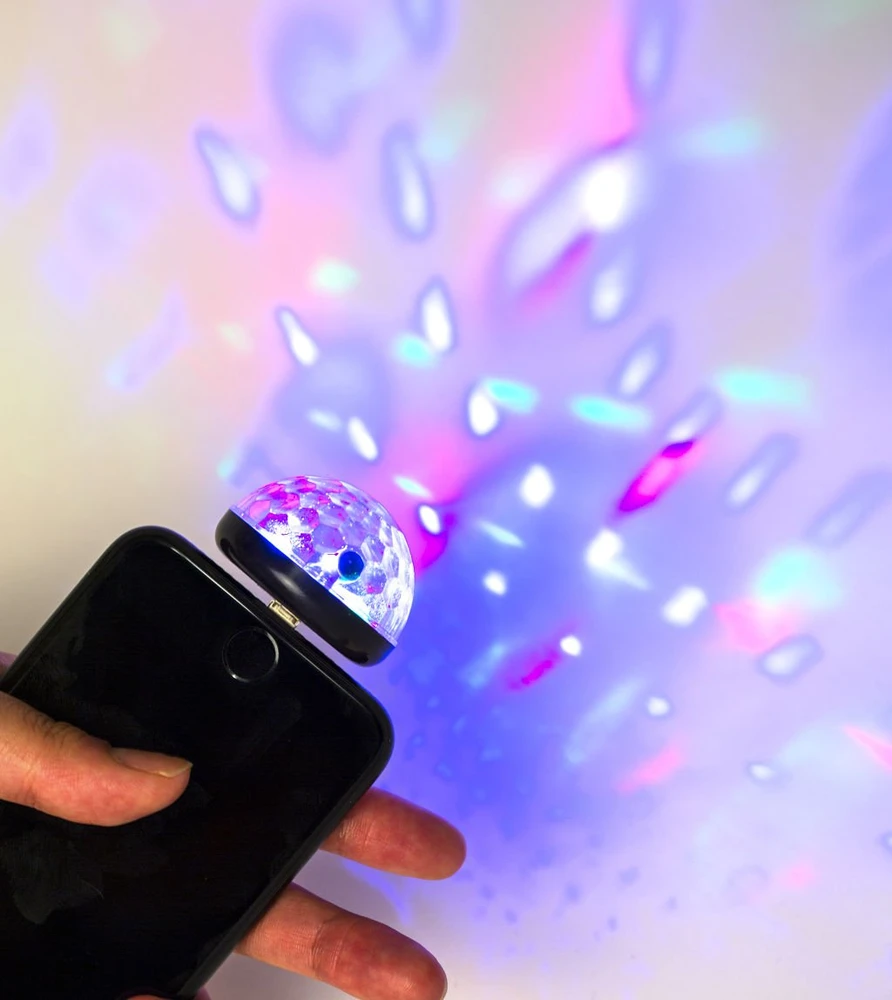 „Kikkerland“ – „Juodas Phone Disco Light“ (US173-BK-EU)