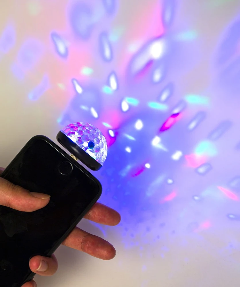 „Kikkerland“ – „Juodas Phone Disco Light“ (US173-BK-EU)