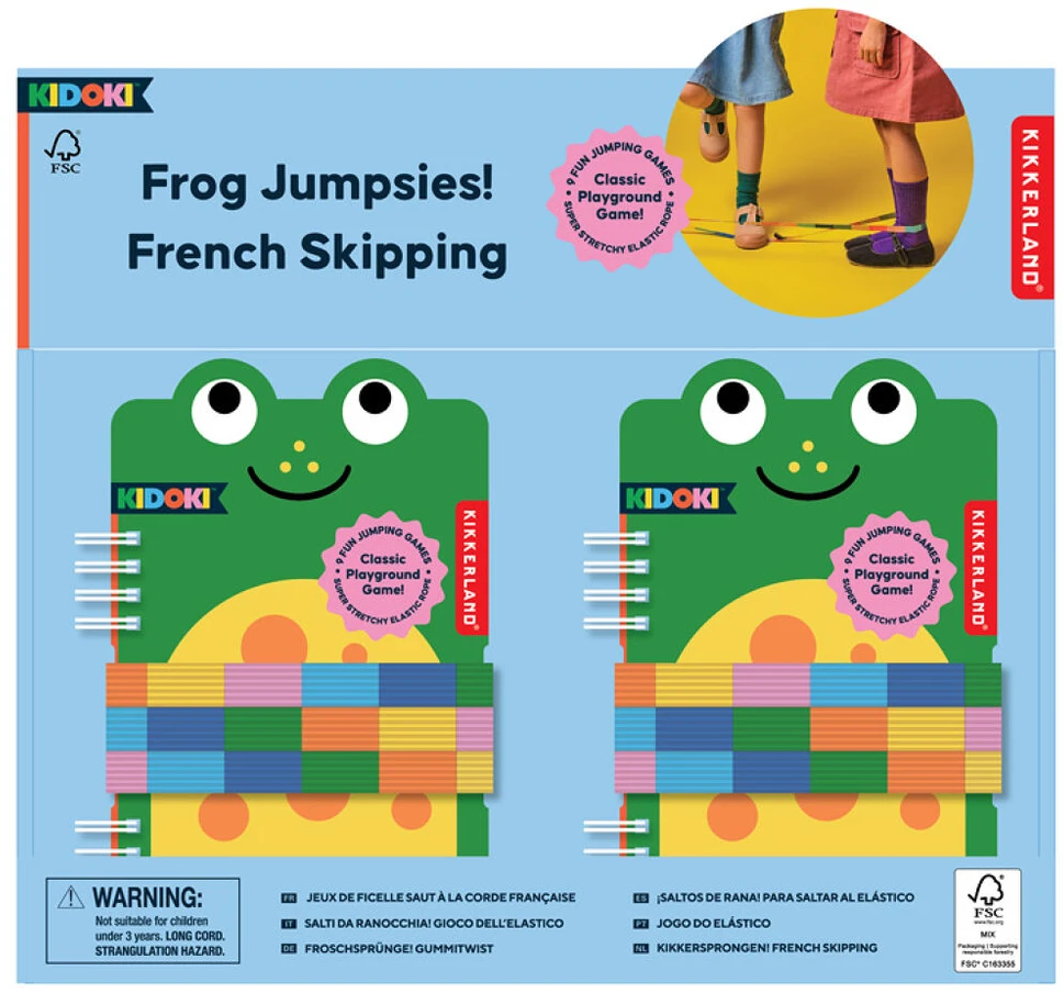 Kikkerland – Kidoki FrogJumpsies prancūzų bėgimas – (KID51-F)