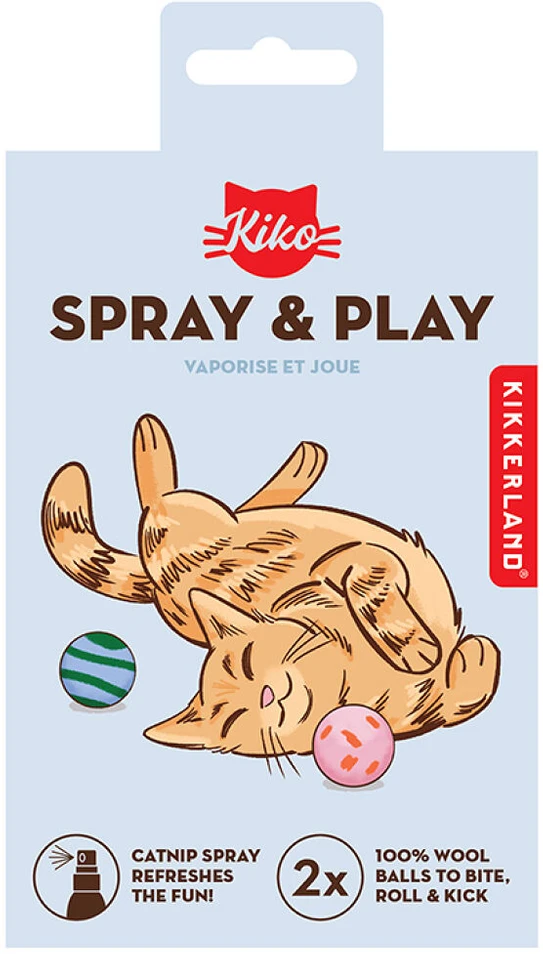 Kikkerland - Kiko Purškiklis Play - Vilnos kamuoliukai ir Katžolės Purškalas