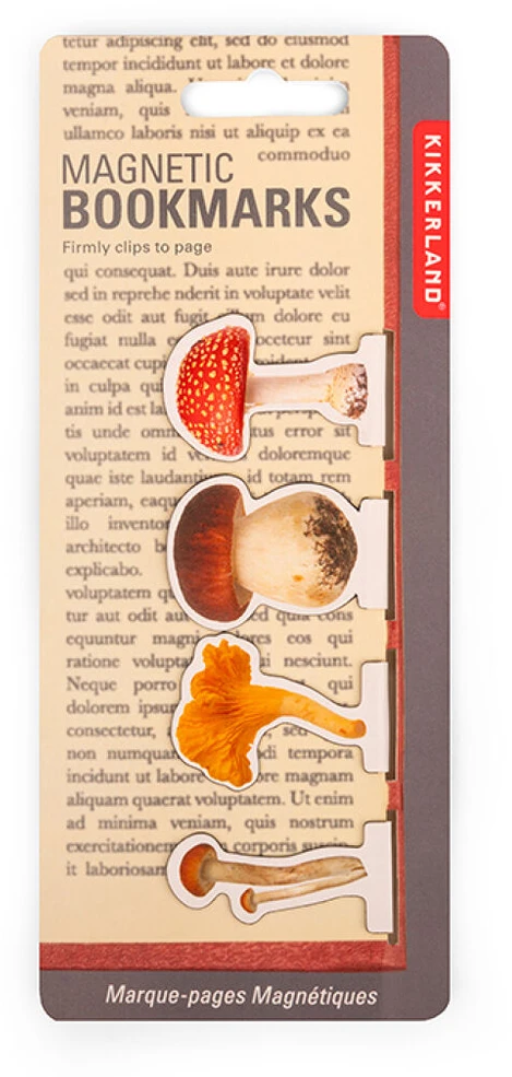 Kikkerland - magnetinės kortelės su grybais - 2,75 cm x 3,5 cm x 0,25 cm