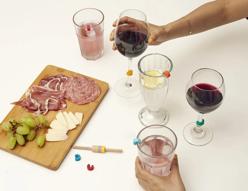 Gertuvė Kikkerland – Rainbow Drink Markers (BA86)