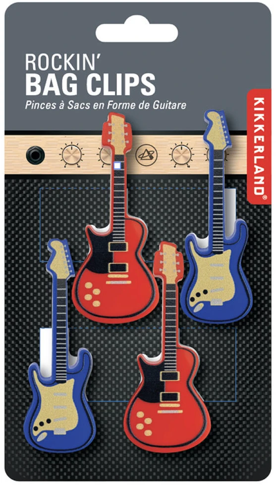 Kikkerland - „Rockin' Bag Clips“ - 3.25" x 1.5" x 1.75