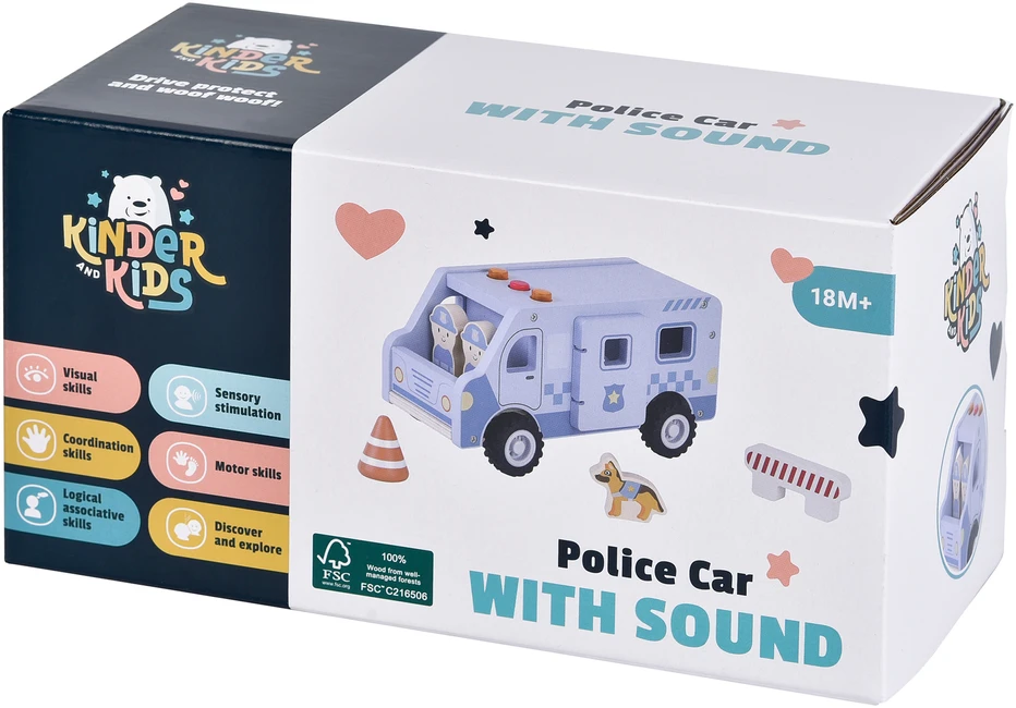 „Kinder and Kids“ – policijos automobilis su garsu (K50563)