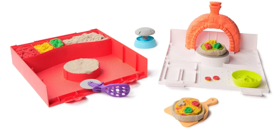 Spin Master KINETINIO SMĖLIO žaidimų rinkinys „SquishPizza“