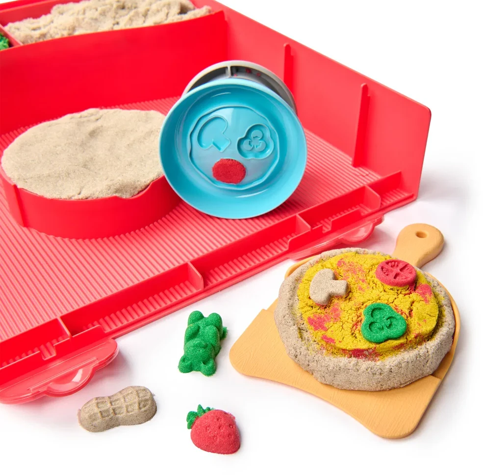 Spin Master KINETINIO SMĖLIO žaidimų rinkinys „SquishPizza“