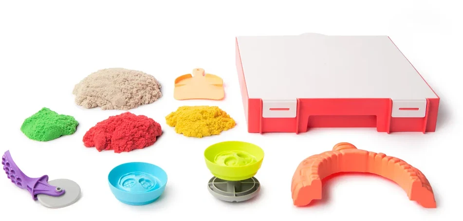 Spin Master KINETINIO SMĖLIO žaidimų rinkinys „SquishPizza“