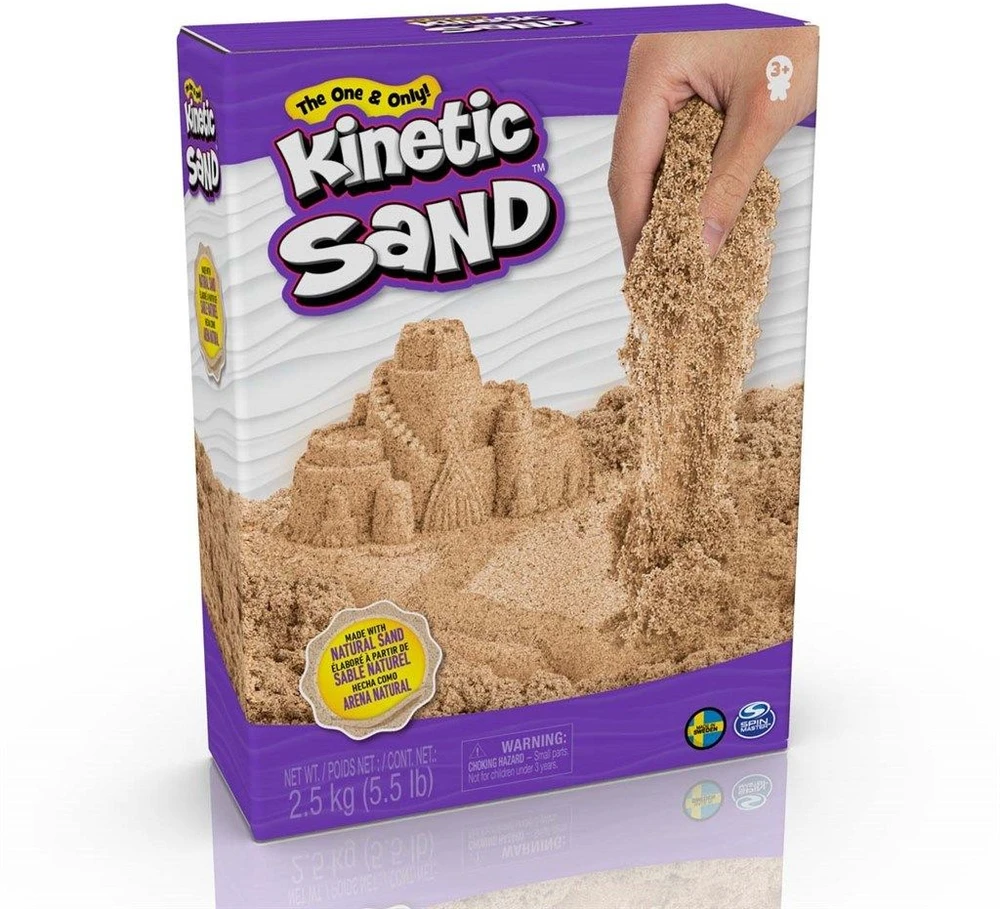 KINETIC SAND Kinetinis smėlis, rudas, 2,5 kg