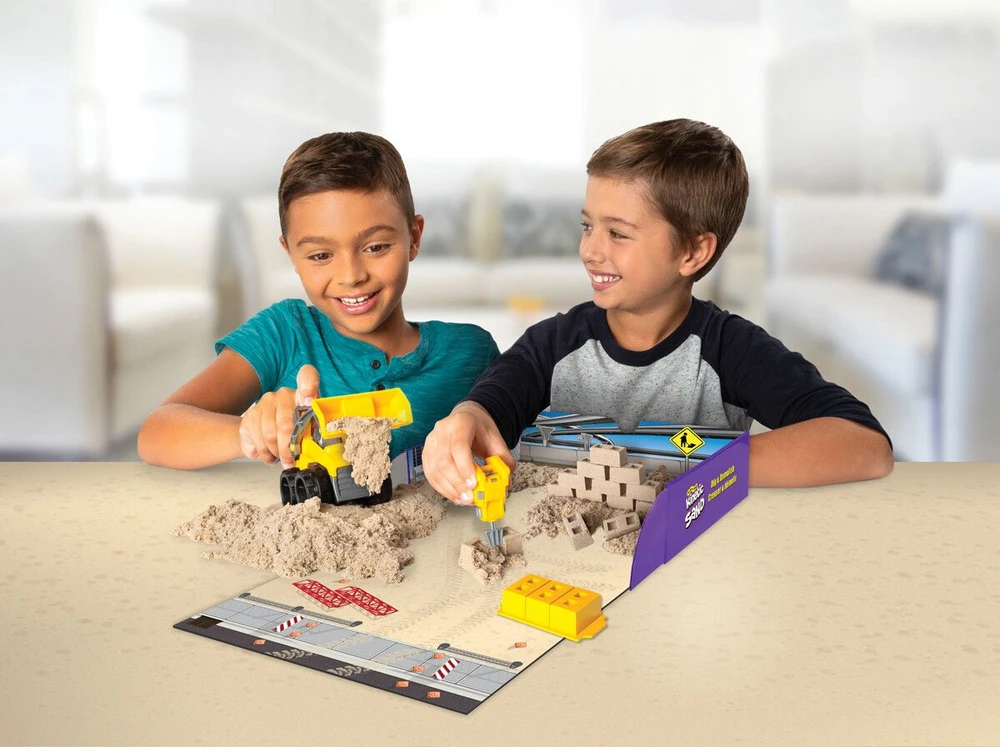 Spin Master Kinetic Sand Kinetinis smėlis – kasimo ir griovimo rinkinys (6044178)