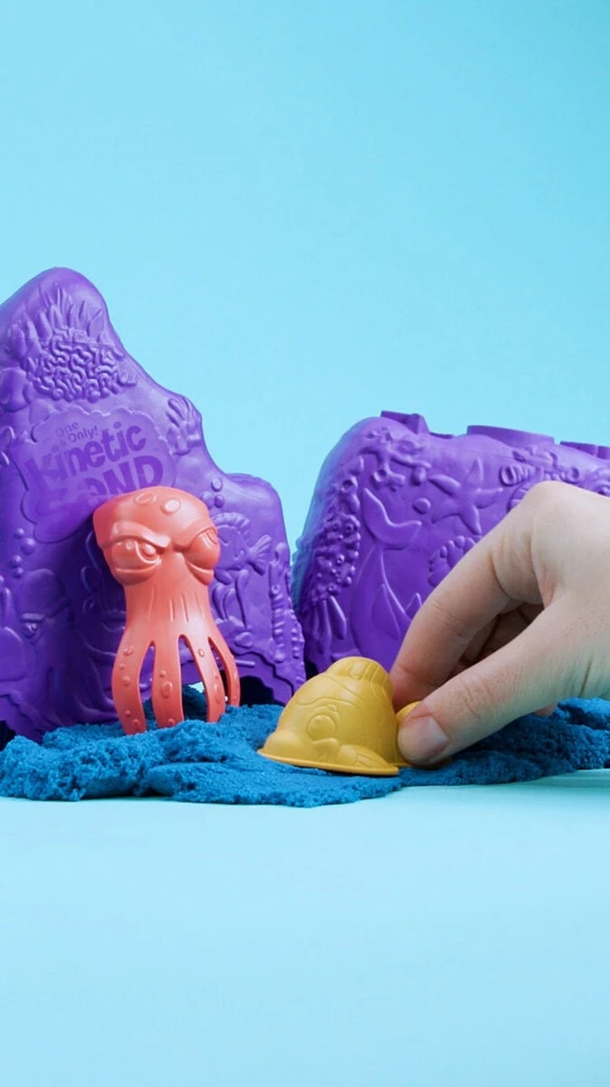 Spin Master Kinetic Sand Kinetinis smėlis – koralinio rifo slėptuvė (6069783)