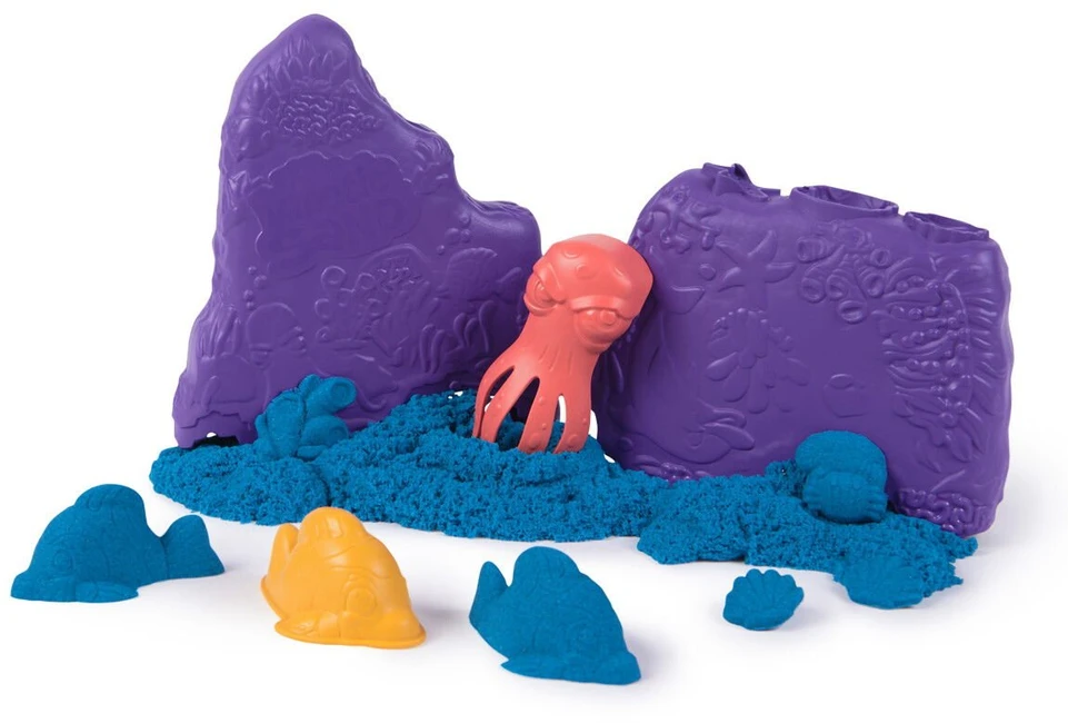 Spin Master Kinetic Sand Kinetinis smėlis – koralinio rifo slėptuvė (6069783)