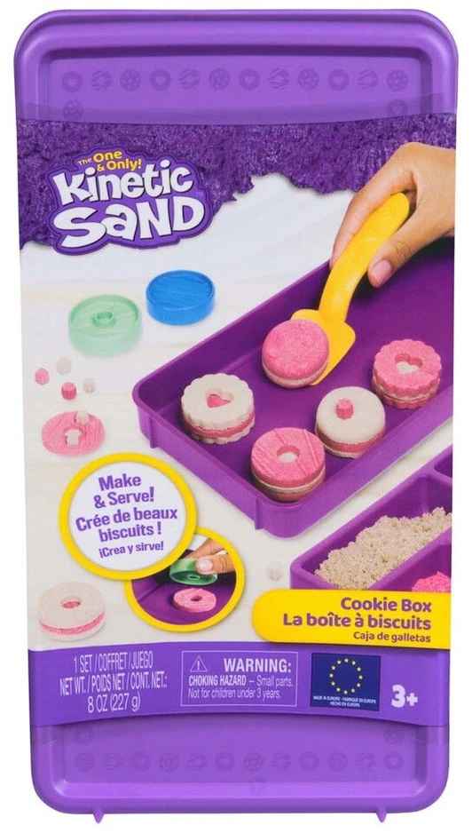 Spin Master Kinetic Sand Kinetinis smėlis – sausainių dėžutė – (6071549)