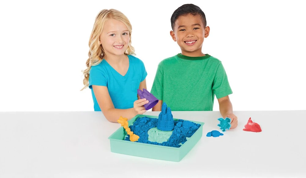 Spin Master Kinetic Sand - Rinkinys Piaskownica mėlyna