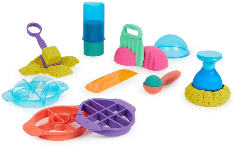 Spin Master Kinetic Sand Kinetinis smėlis – tobulas smėliavimo rinkinys (6067345)