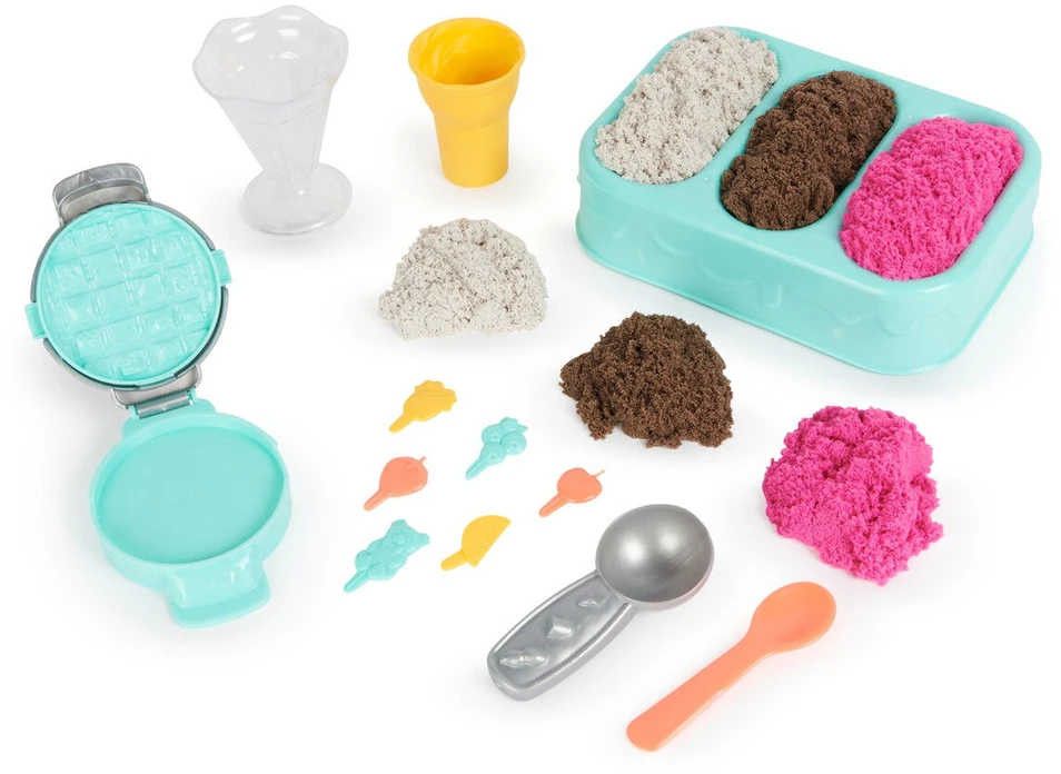 KINETIC SAND Rinkinys „Ledų desertai“