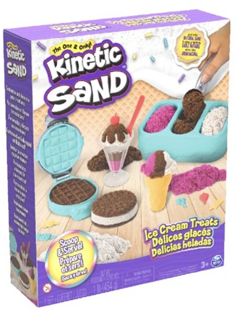 KINETIC SAND Rinkinys „Ledų desertai“