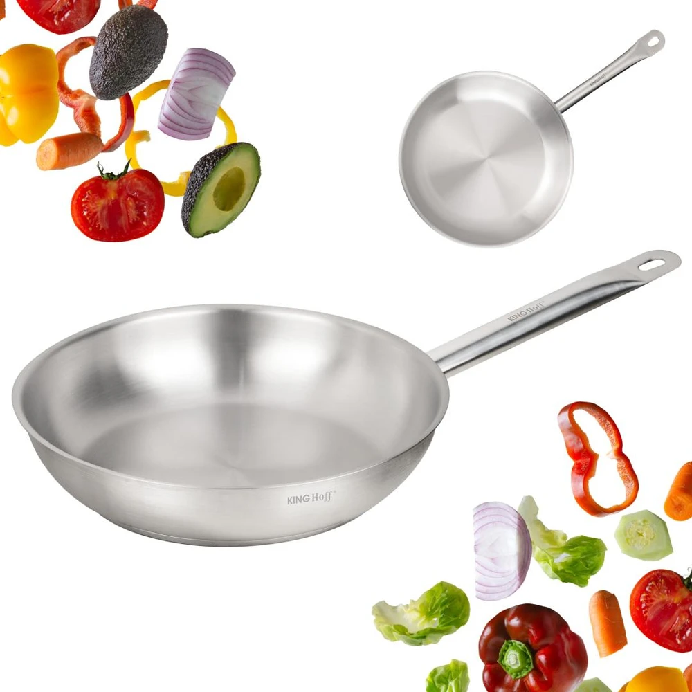 King Hoff Keptuvė gastronomiczna, nerūdijantis plienas, śr.24cm, kinghoff, kh-2019