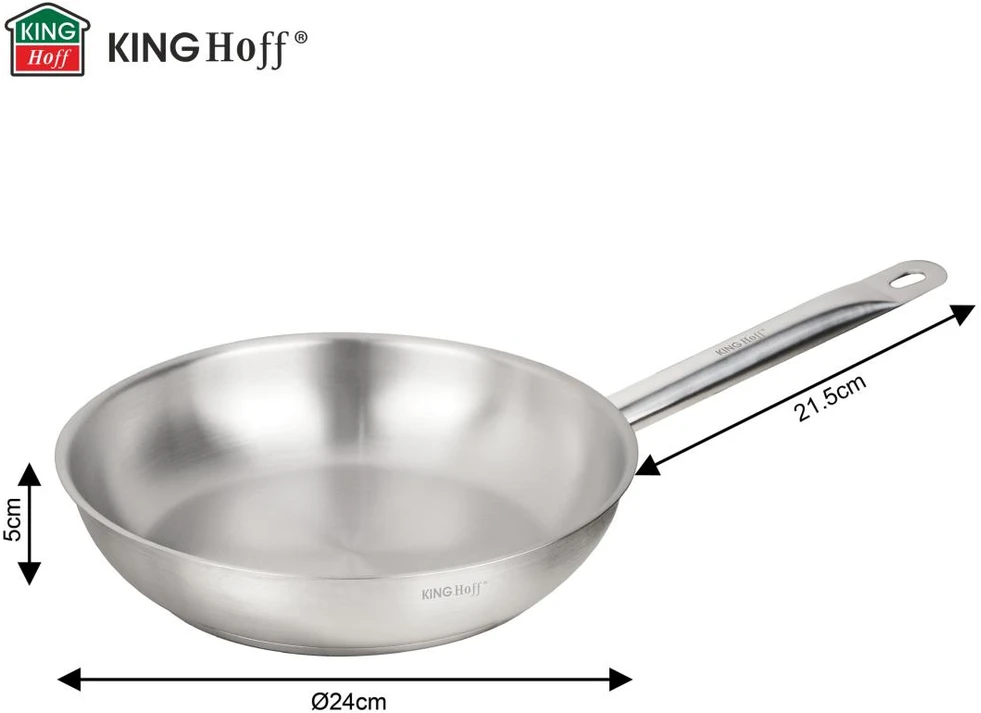 King Hoff Keptuvė gastronomiczna, nerūdijantis plienas, śr.24cm, kinghoff, kh-2019
