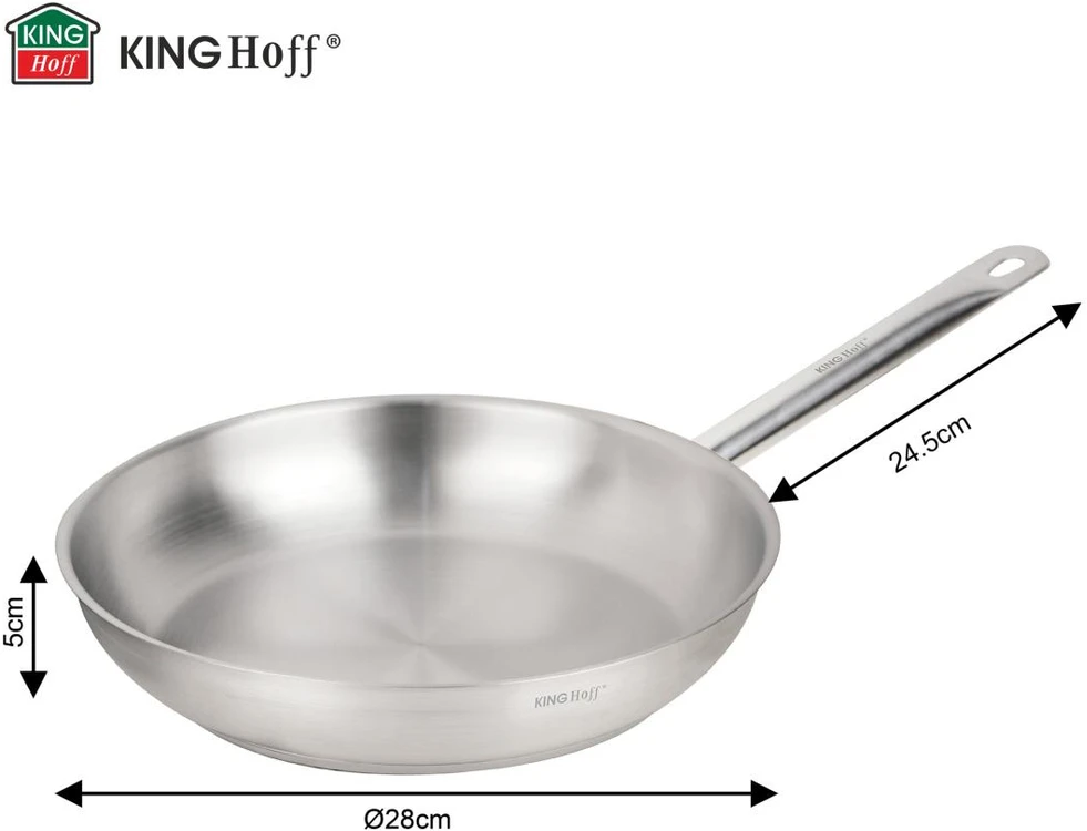 King Hoff Keptuvė, nerūdijantis plienas 21ct, 28cm, kinghoff, kh-2020