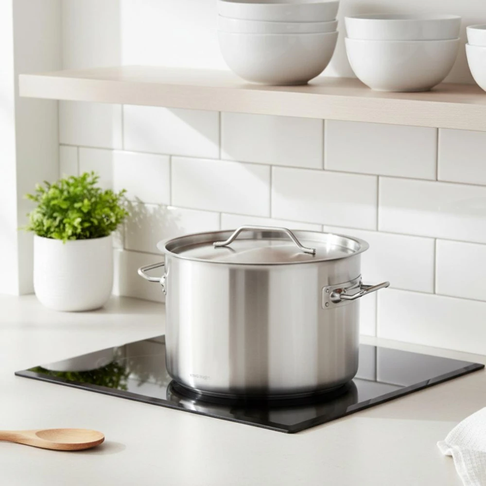 Garnek Puodas Gastronorm puodas, nerūdijantis plienas, skersmuo 32cm, 17l, kinghoff, kh-2023
