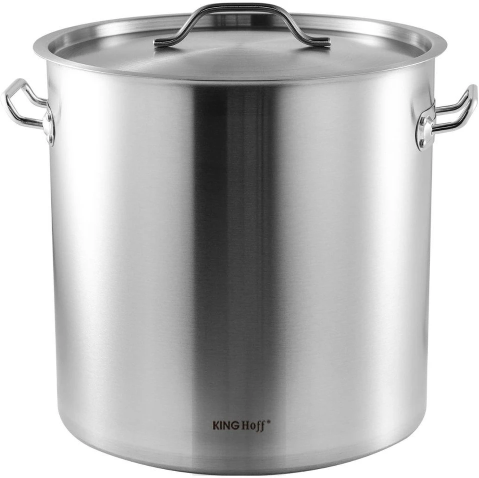 Garnek Puodas Gastronorm puodas, nerūdijantis plienas, skersmuo 40cm, 50l, kinghoff, kh-1966