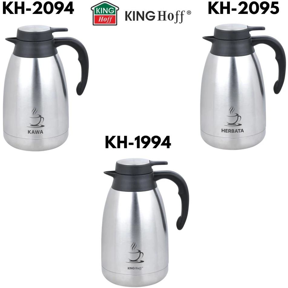 King Hoff Termos konferencyjny dzbankowy, plieno, 2 l, su podwójnymi ściankami, kinghoff, kh-2095