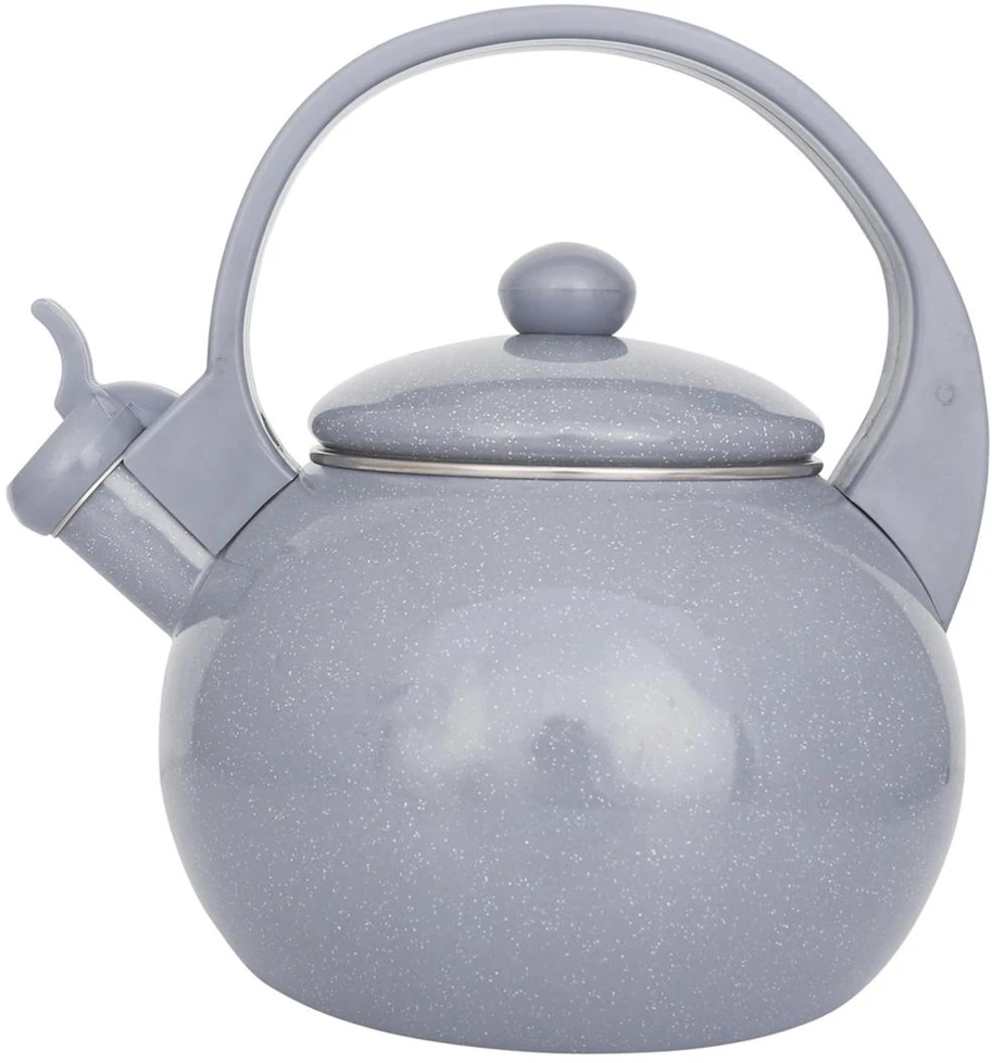 King Hoff Virdulys, Švilpiantis virdulys, emaliuotas plienas, pilkas, 2,2 l, „Kinghoff“, kh-2079