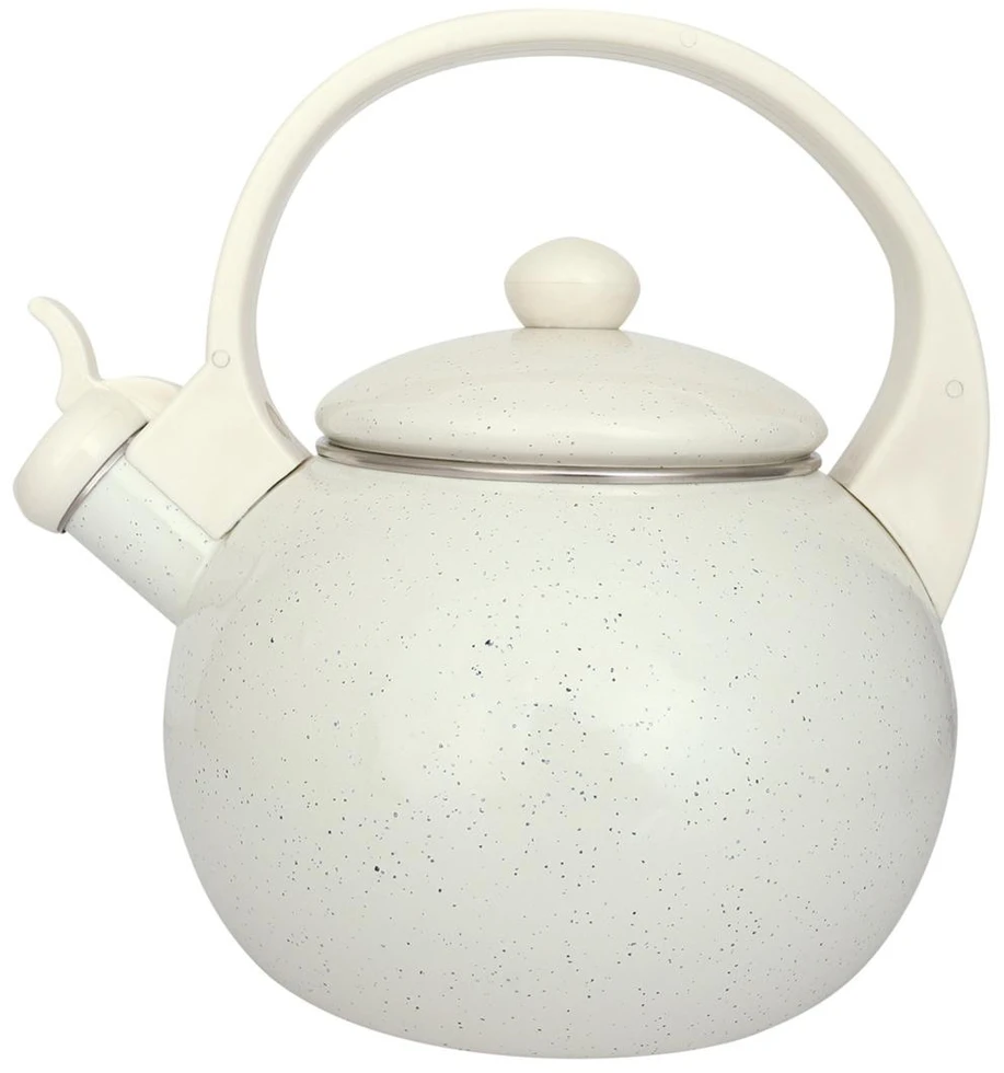 King Hoff Virdulys, Švilpiantis virdulys, emaliuotas plienas, juodas, 2,2 l, „Kinghoff“, kh-2040