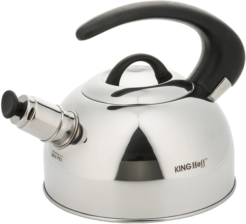 King Hoff Virdulys, Tradicinis 1,8 l sidabro spalvos „Kinghoff“ virdulys