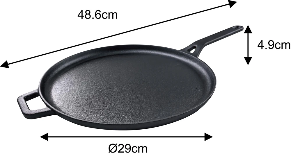 Ketaus blynų keptuvė KingHoff KH-1895, 29 cm