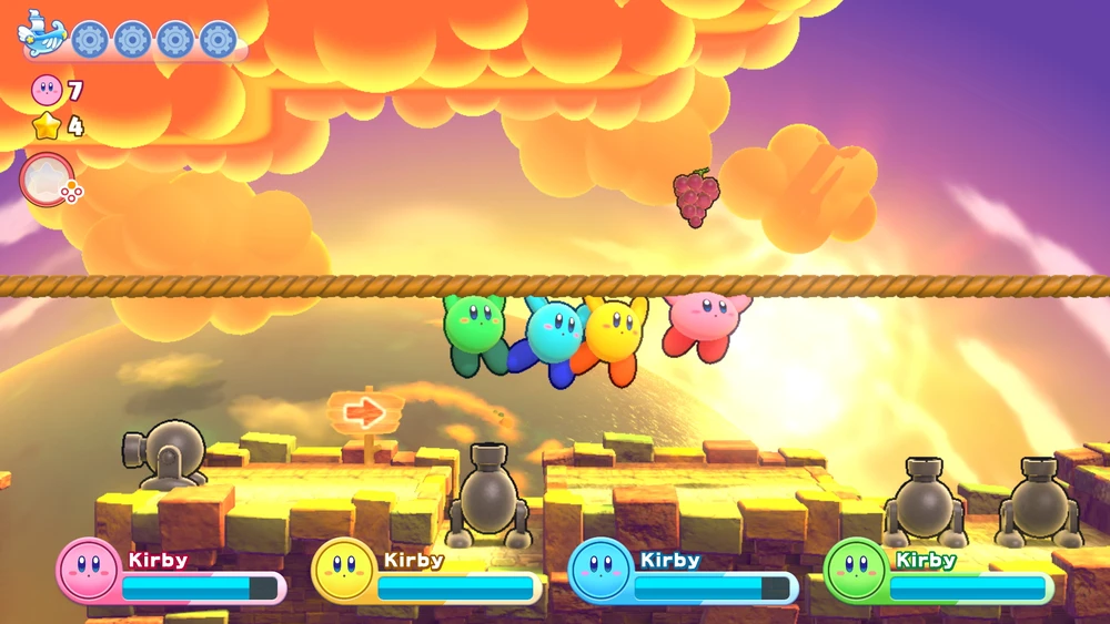 „Nintendo Kirby“ grįžimas į „Dream Land Deluxe“.