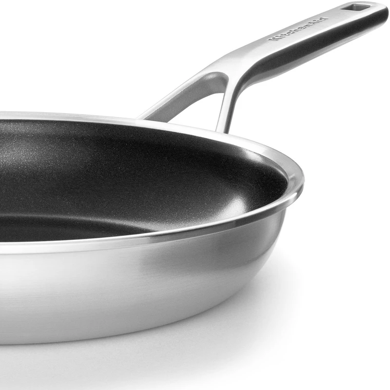KitchenAid - Daugiafunkcinis keptuvių rinkinys - sidabrinis - 24 cm + 28 cm