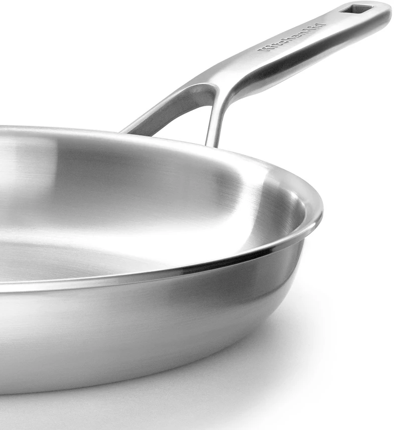 KitchenAid - Daugkartinė keptuvė - sidabrinė - 20 cm