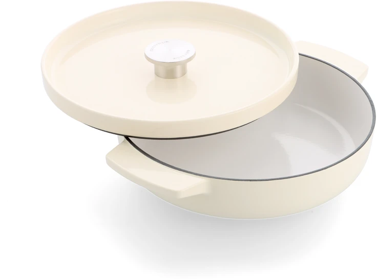 KitchenAid - KA-CI negilus ketaus keptuvės dangčiu - migdolų kremo skonio - 26 cm