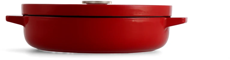 KitchenAid - KA-CI negilus ketaus puodas su dangčiu - „Empire Raudona“ - 26 cm