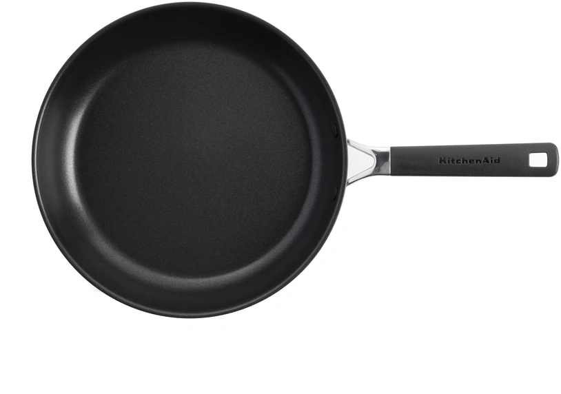 KitchenAid - KA-Classic nerūdijančio plieno keptuvė su atvira rankena - sidabrinė - 30 cm